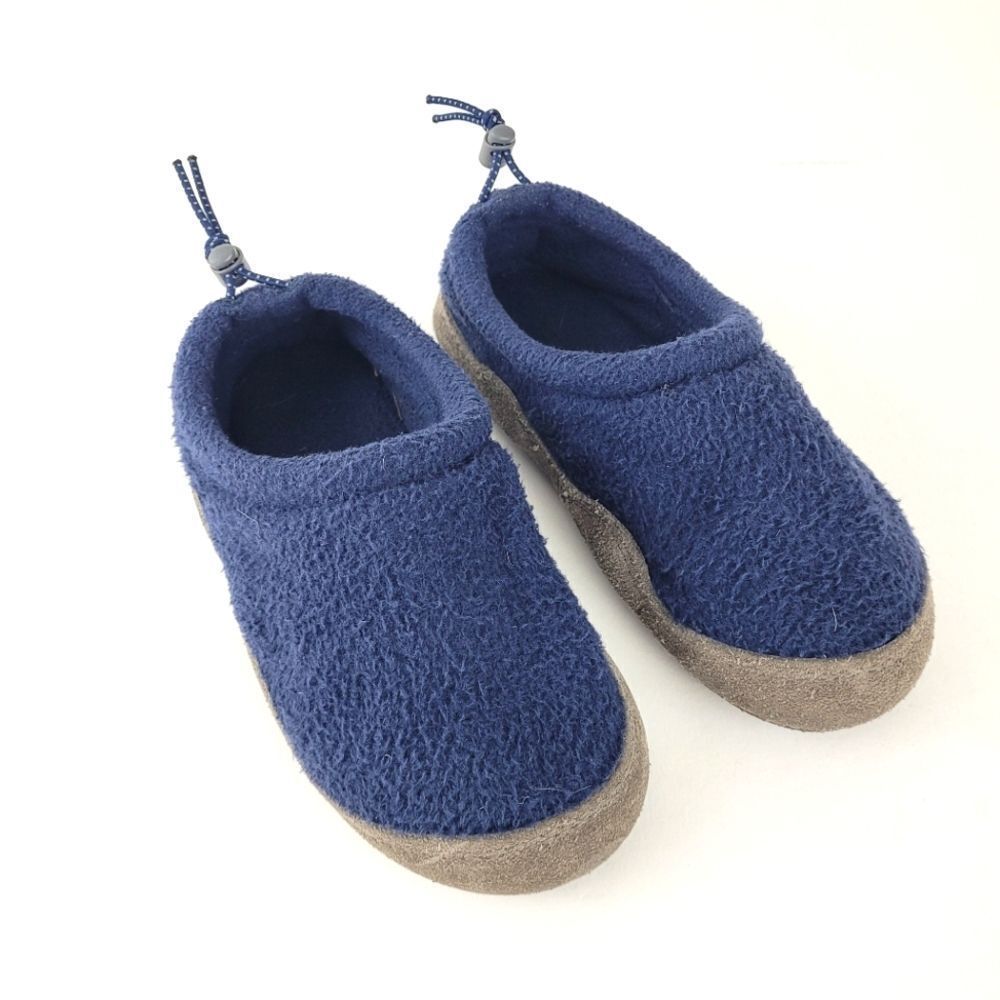 LL BEAN fleece slippers 10/11 little kids